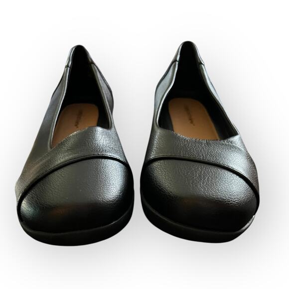 Comfortview Gab 07118 Women's Black Round Toe Slip-On Flat Ballet Flat Size 10W - Picture 13 of 13